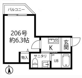 フォンス相模原の物件間取画像